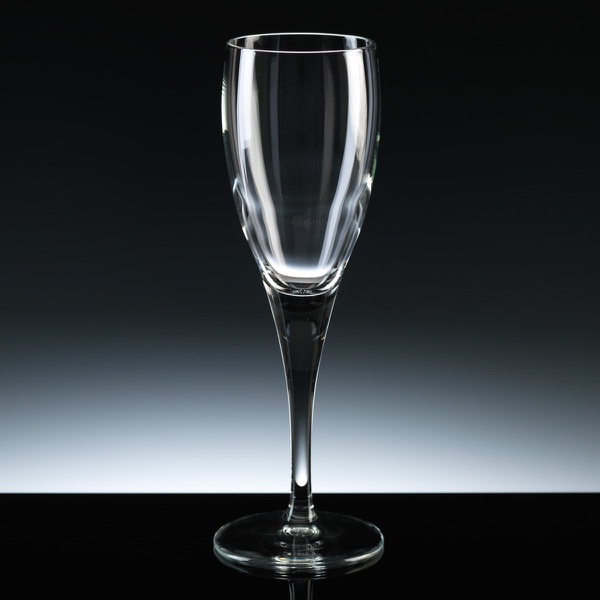 Fiore 6oz Champagne Flute, Pair, Satin Boxed